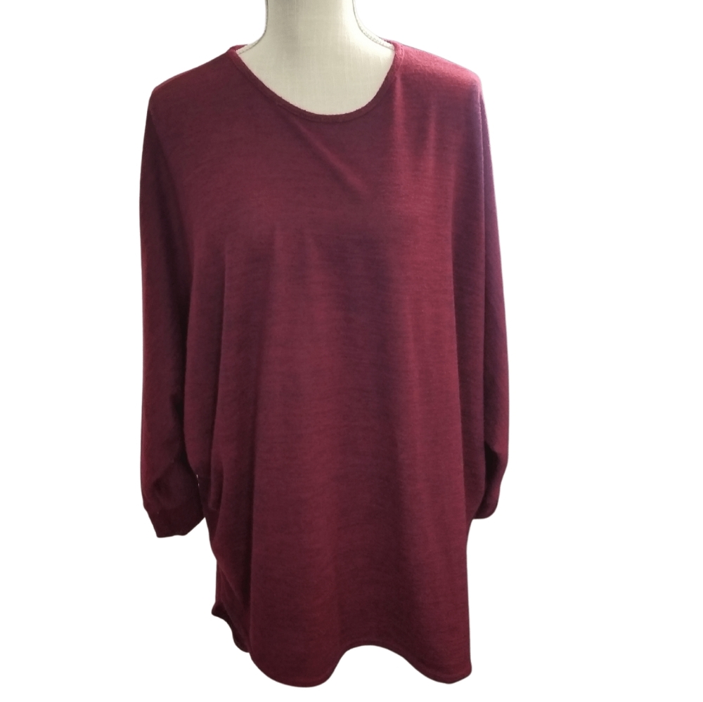 Style Plus Dolman tunic Maroon Size XL.